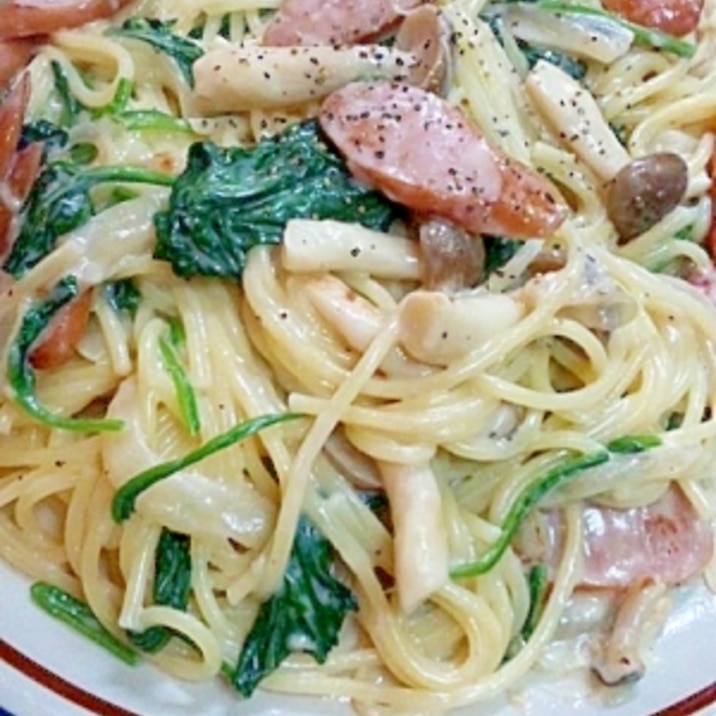 市販のルーで簡単 クリームパスタ レシピ 作り方 By ケロロ姫 楽天レシピ